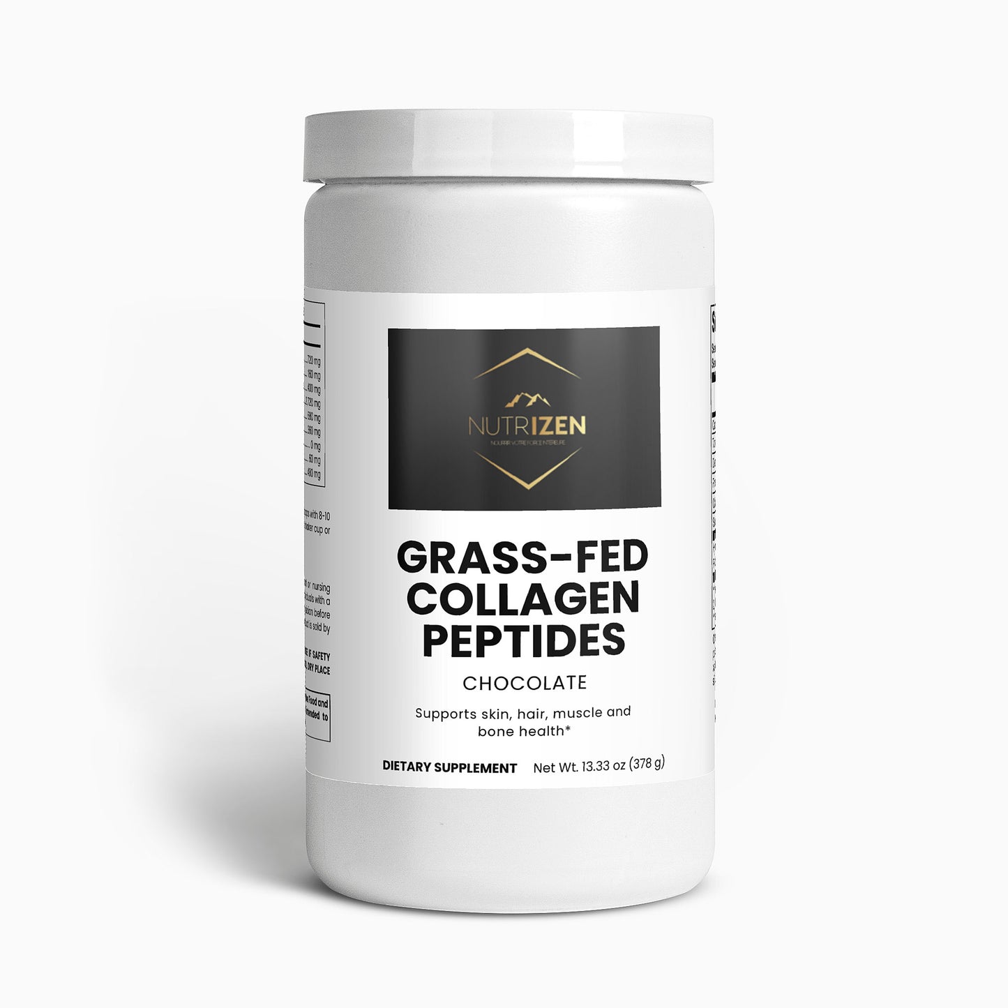 Grass-Fed Collagen Peptides Powder (Chocolate)