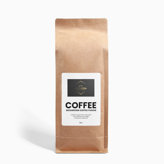 Mushroom Coffee Fusion - Lion’s Mane & Chaga 16oz